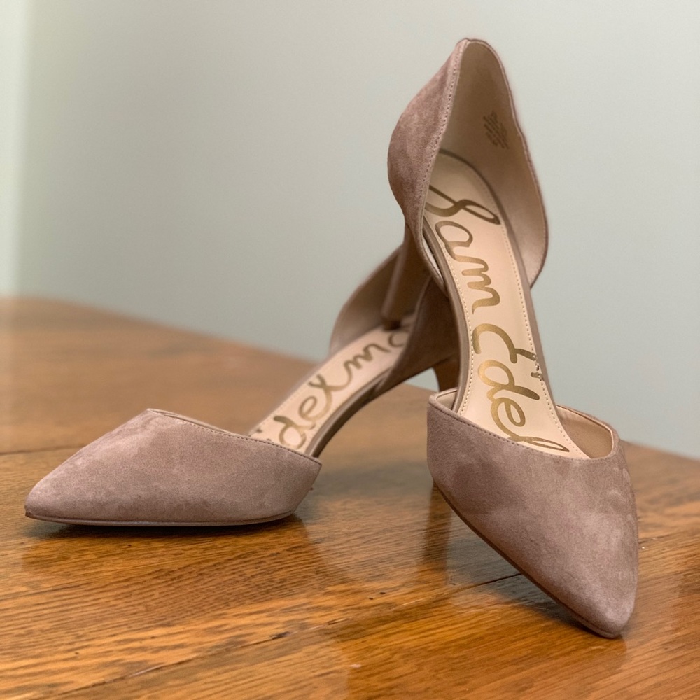 Sam Edelman Telsa D’Orsay Suede Pumps 9 1/2